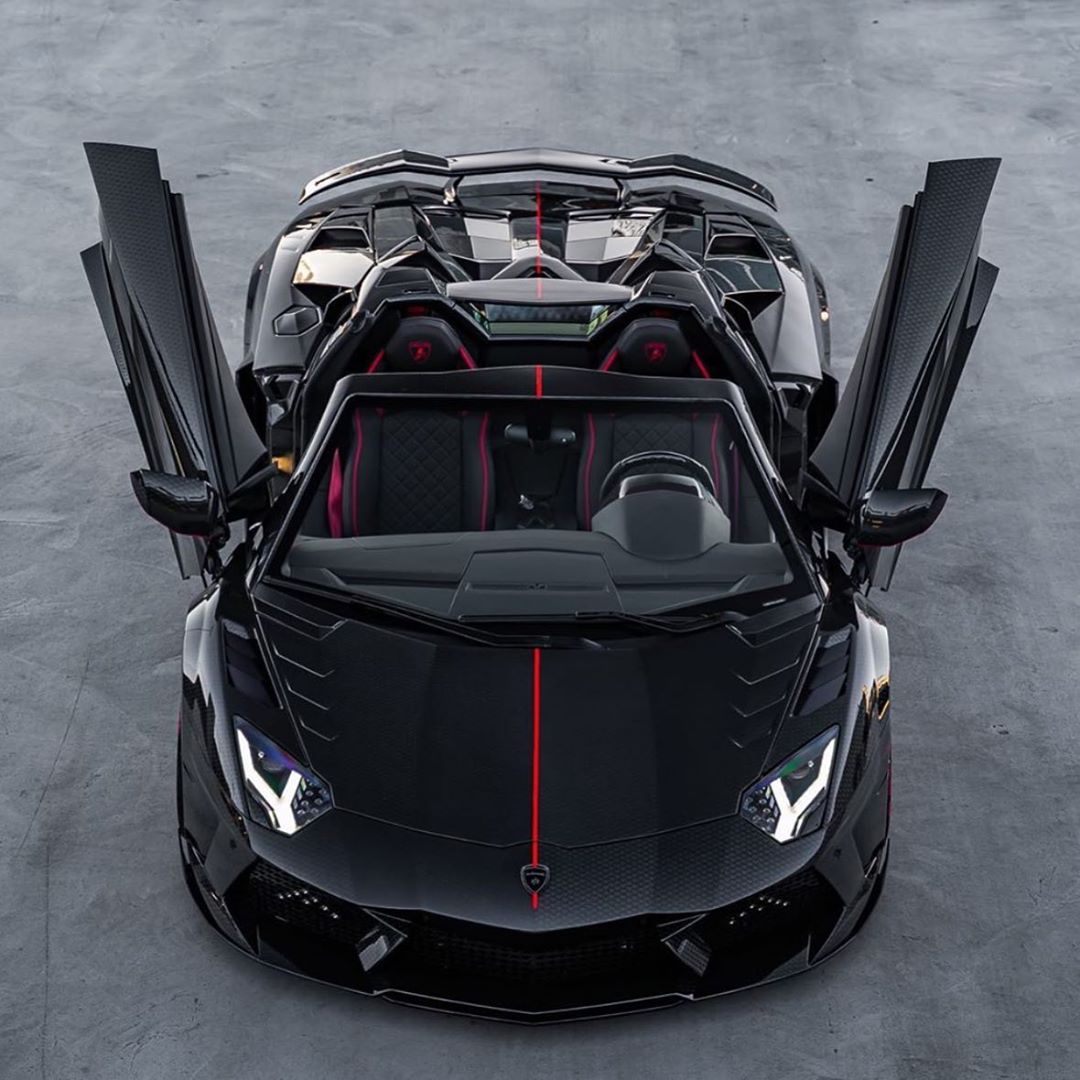 Dark Aventador #Lamborghini #Aventador #LamborghiniAventador #Sport #Luxury #Spider #Speed #Tuning