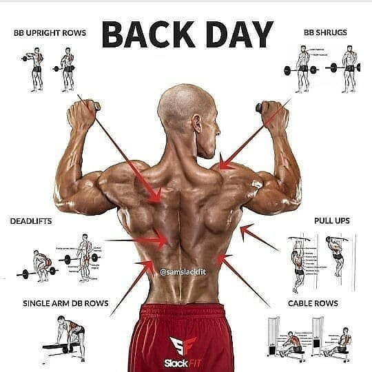 Back day #Workout #Fitness Deadlifts Pull ups cable rows