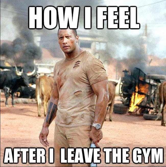 🔥🔥😂😂🔥🔥How I feel after i leave the gym