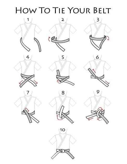 How to Tie Your #Karate Belt Step by Step #TheMasterKarateClub