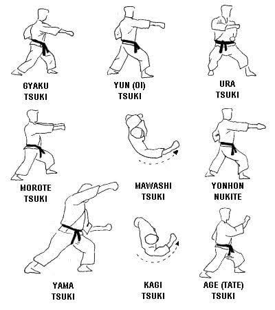 Punches Of Karate #Karate #Punches