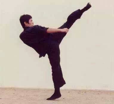 BRUCE LEE FIGHT KICK #kungFu -  Side Kick