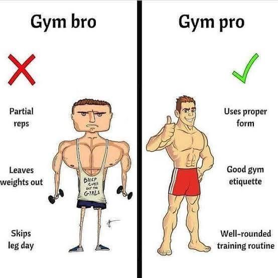 #Advice #Gym Gym bro vs Gym Pro #GymBro #VS #GymPro